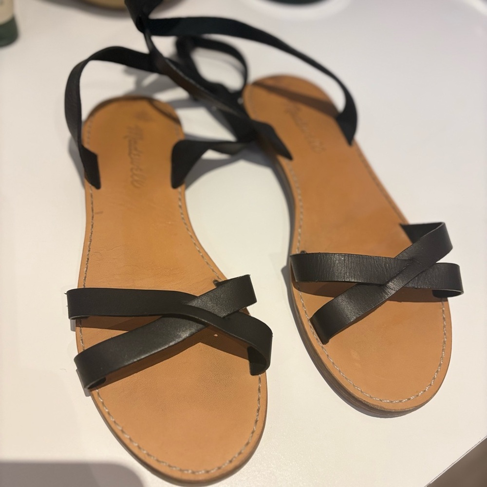 Madewell Boardwalk Leather Sandals